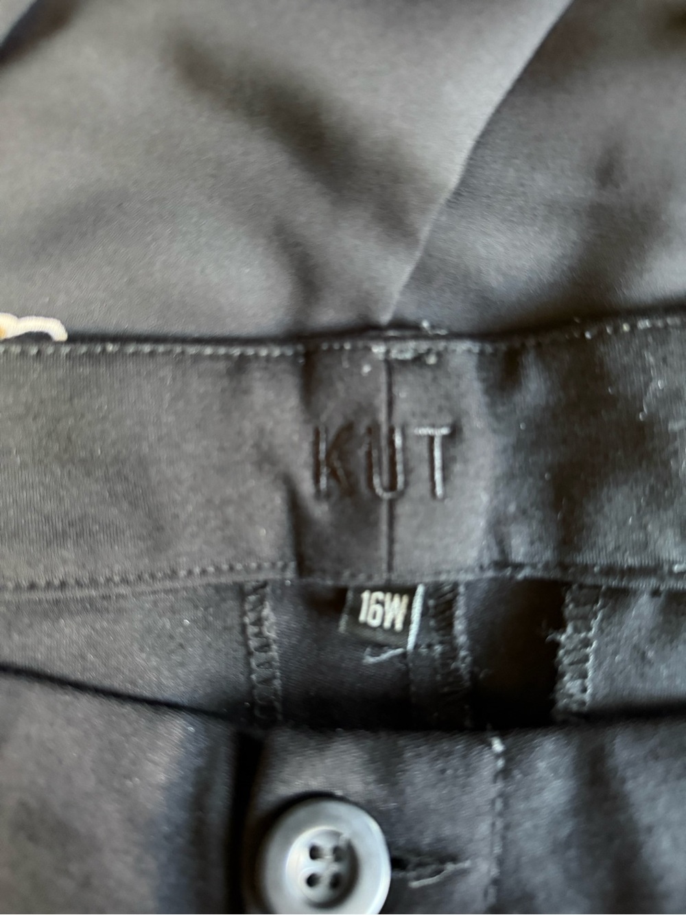 Kut from the Kloth From The Kloth women’s Black Stretch Dress Pants - Picture 2 of 2